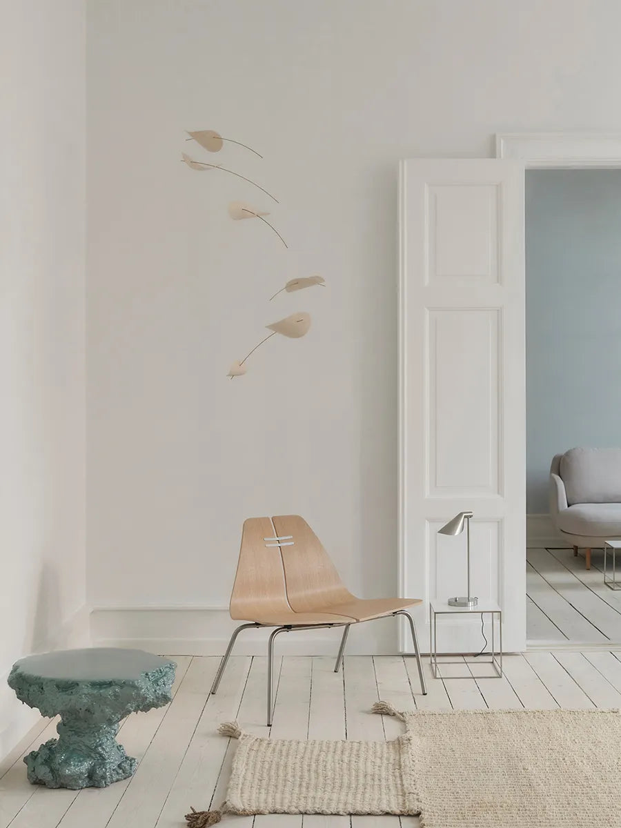 PK23 Lounge Chair, oak/steel af Poul Kjærholm