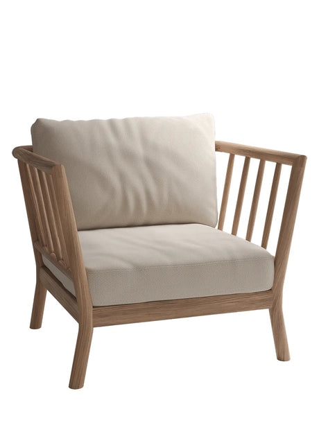 Skagerak Tradition Loungestol fra Fritz Hansen - Light Sand - Jacobsen Plus