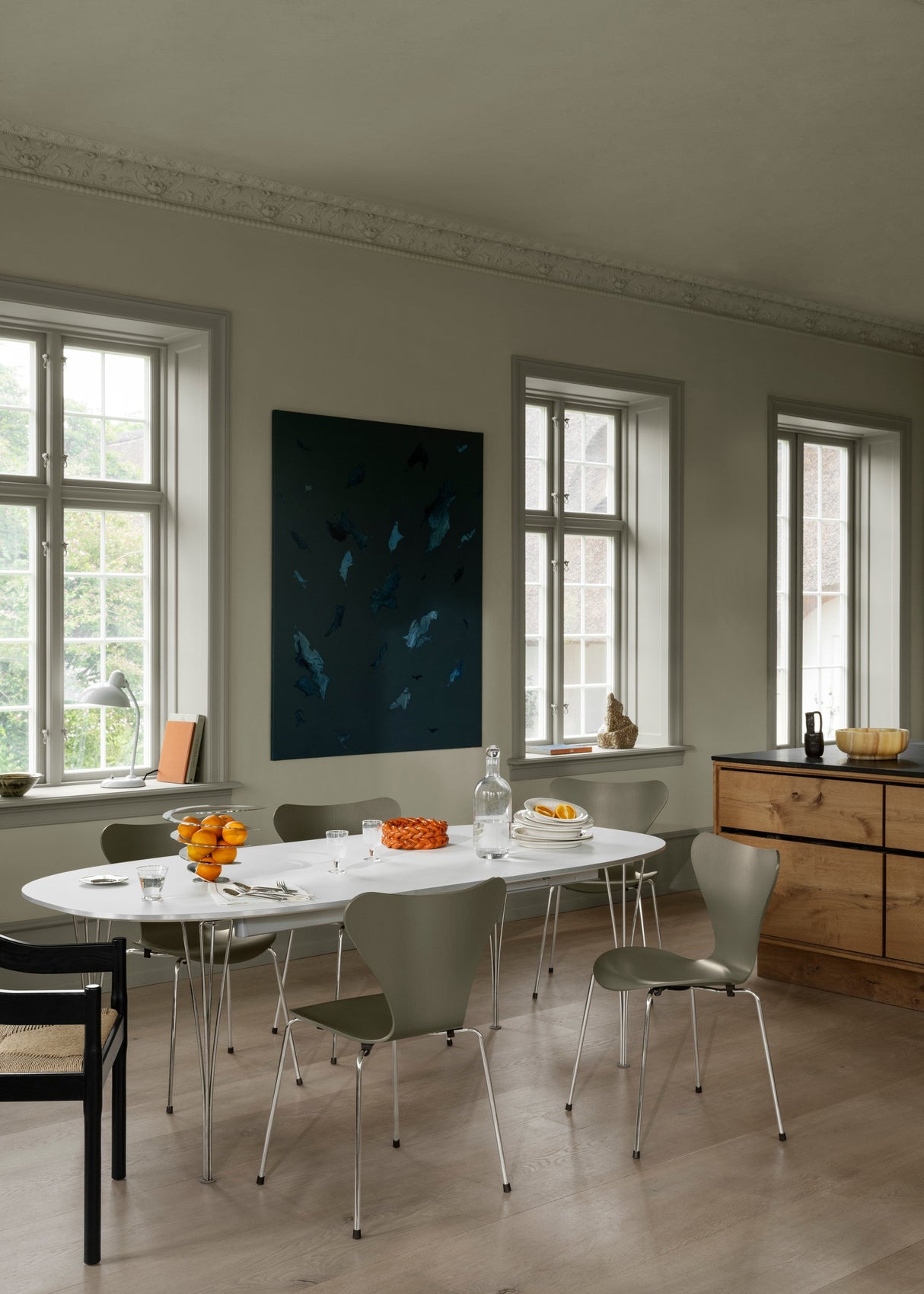 Piet Hein B620 Superellipse udtræksbord, 170/270 x 100 cm fra Fritz Hansen - 2 - Jacobsen Plus