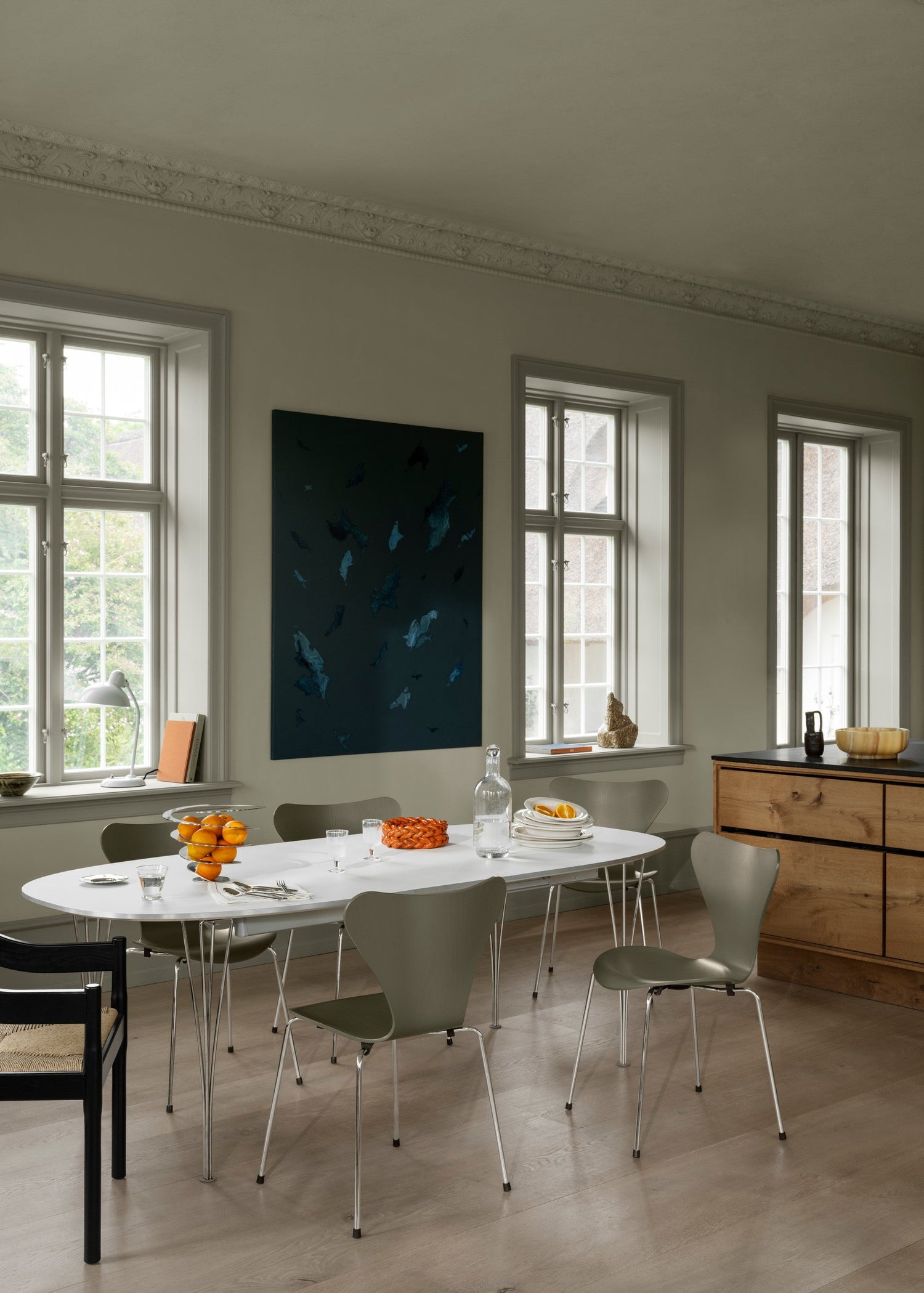 Piet Hein B620 Superellipse udtræksbord, 170/270 x 100 cm fra Fritz Hansen