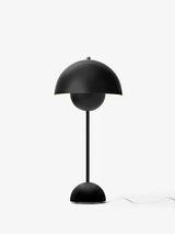 Flowerpot VP3 bordlampe af Verner Panton - Matt black - Jacobsen Plus