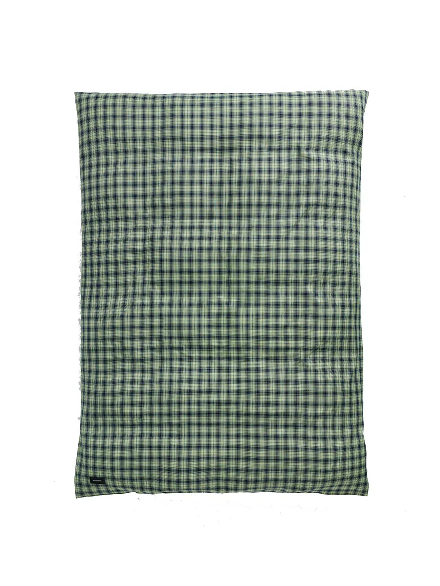 Rodeo Duvet Cover, neon yellow check fra Magniberg