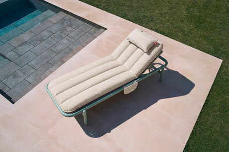 Sunbun Daybed fra Fatboy - Terracotta / Stripe Orange Creme - Jacobsen Plus