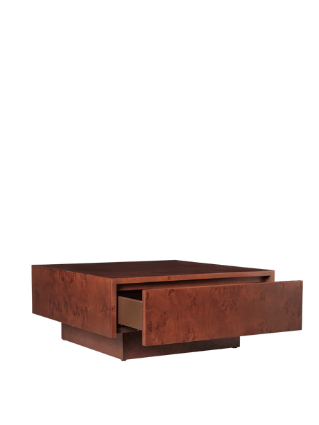 Burl Storage sofabord fra Ferm Living - Dark Stained Burl - Jacobsen Plus