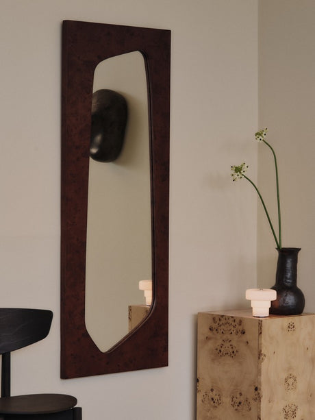Folia Spejl fra ferm Living - Dark Stained H135 - Jacobsen Plus