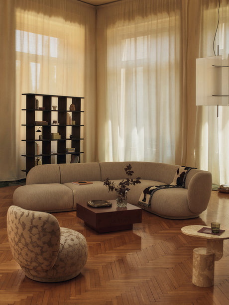 Burl Storage sofabord fra Ferm Living - Dark Stained Burl - Jacobsen Plus