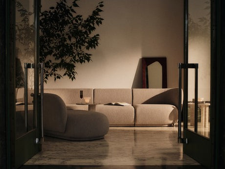 Folia Spejl fra ferm Living - Dark Stained H135 - Jacobsen Plus
