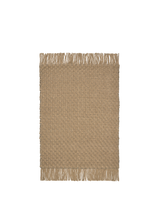 FermLiving Udo Rug gulvtæppe, Tan/Sort - 140 x 200 cm - Jacobsen Plus