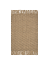 FermLiving Udo Rug gulvtæppe, Tan/Sort - 170 x 240 cm - Jacobsen Plus