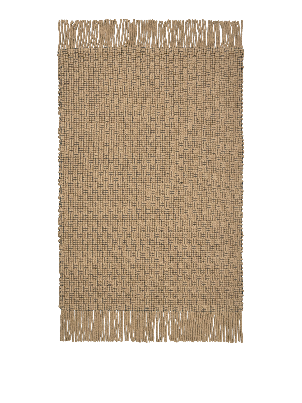 FermLiving Udo Rug gulvtæppe, Tan/Sort - 200 x 300 cm - Jacobsen Plus