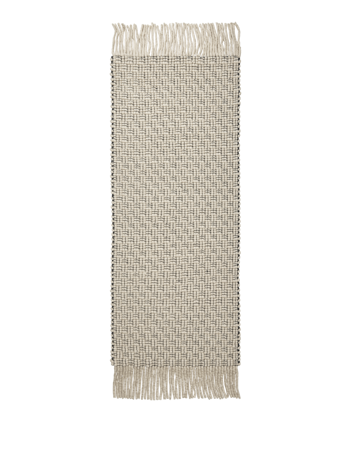 FermLiving Udo Runner gulvløber, Off-white/Sort - 1 - Jacobsen Plus