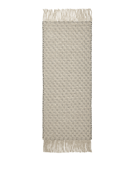 FermLiving Udo Runner gulvløber, Off-white/Sort - Jacobsen Plus