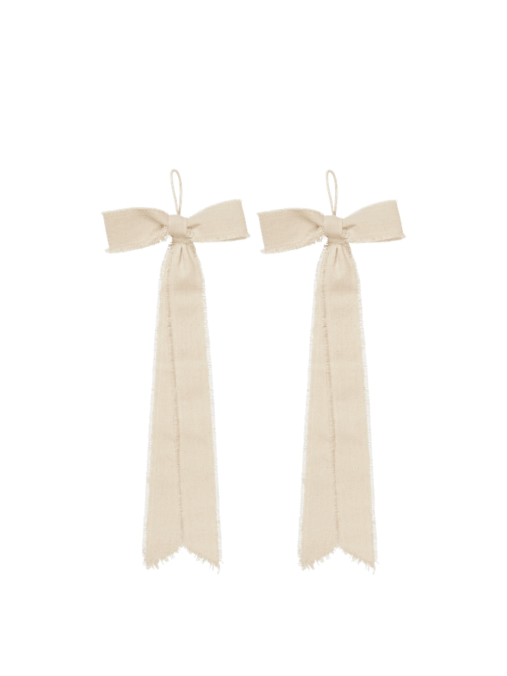 Bow Decoration - Sløjfer – Naturlig julepynt fra Ferm Living - Small - 2 stk. - Jacobsen Plus
