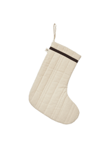 Vari Quilted Christmas Stocking Natural fra Ferm Living - Natural - Jacobsen Plus