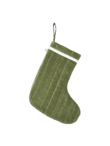 Vari Quilted Christmas Stocking Natural fra Ferm Living - Khaki - Jacobsen Plus