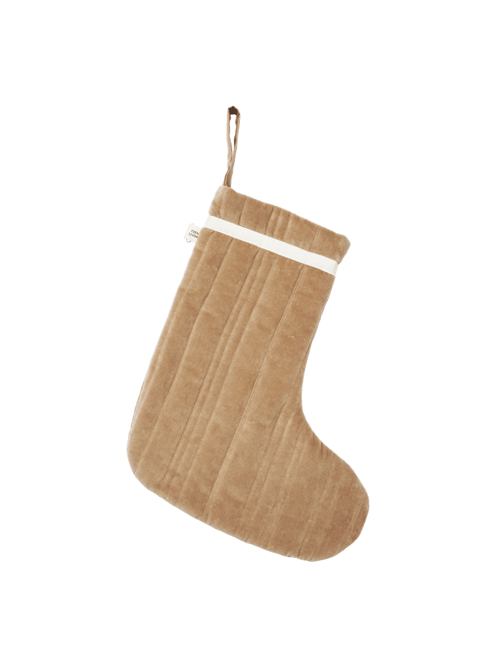 Vari Quilted Christmas Stocking Natural fra Ferm Living - Tan - Jacobsen Plus