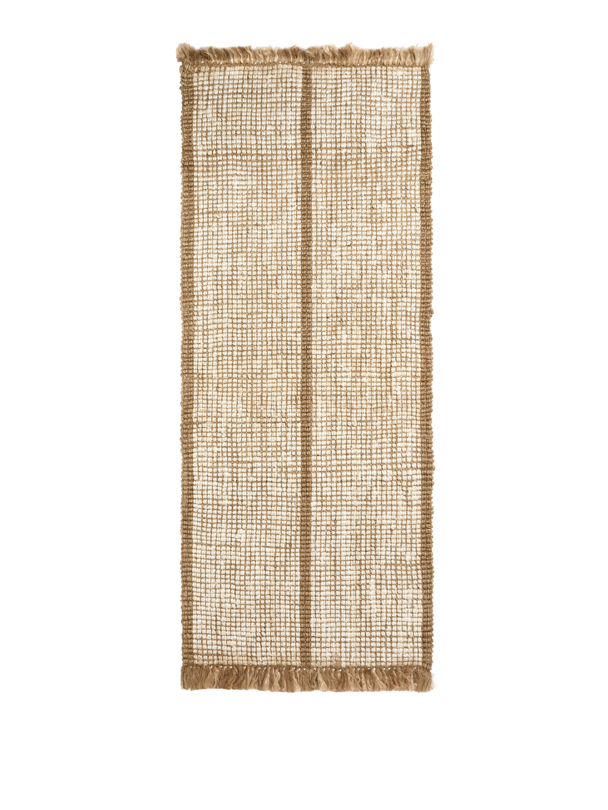 FermLiving Athens Stripes Runner Gulvløber, Natural/Off-white - 1 - Jacobsen Plus