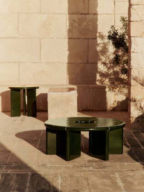 Deya udendørs sofabord, Ø80 fra Ferm Living - Chestnut Brown - Jacobsen Plus