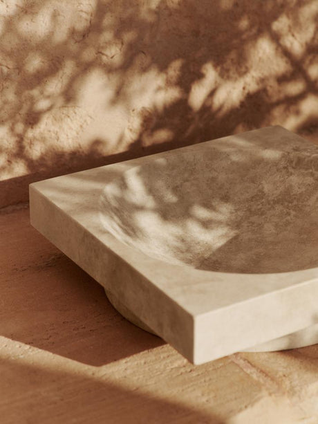 Hew low centrepiece, travertin fra Ferm Living - 4 - Jacobsen Plus