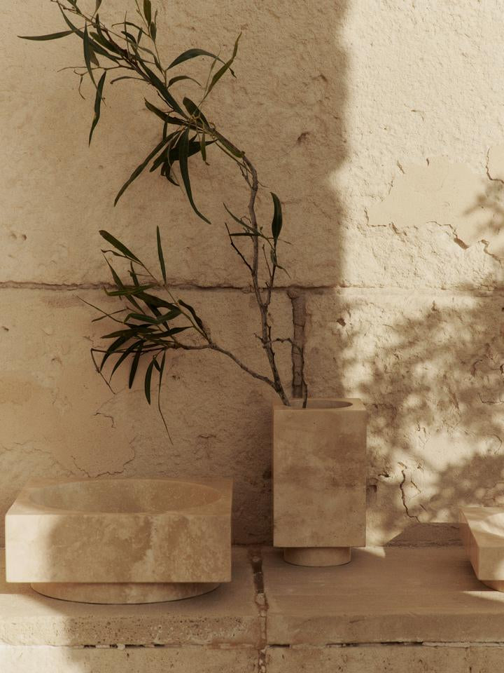 Hew vase, travertin fra Ferm Living - 2 - Jacobsen Plus