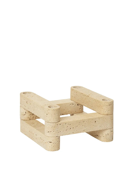 Newel Modular Candle Holder, lysestage sæt af 6 fra Ferm Living - 5 - Jacobsen Plus