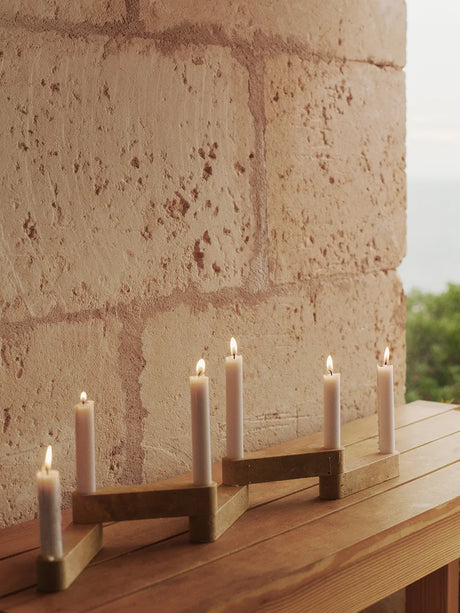 Newel Modular Candle Holder, lysestage sæt af 6 fra Ferm Living - 4 - Jacobsen Plus
