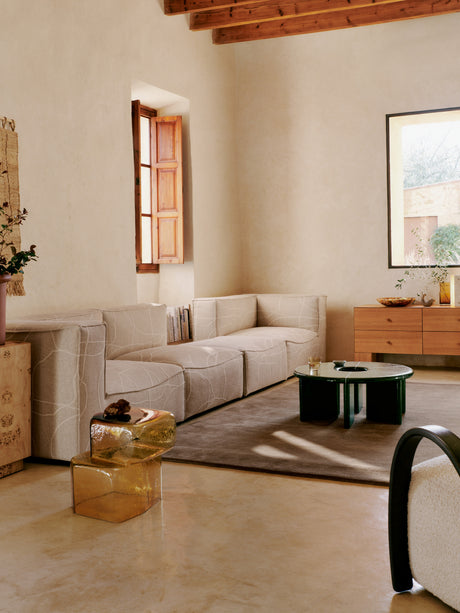 Deya udendørs sofabord, Ø80 fra Ferm Living - Chestnut Brown - Jacobsen Plus