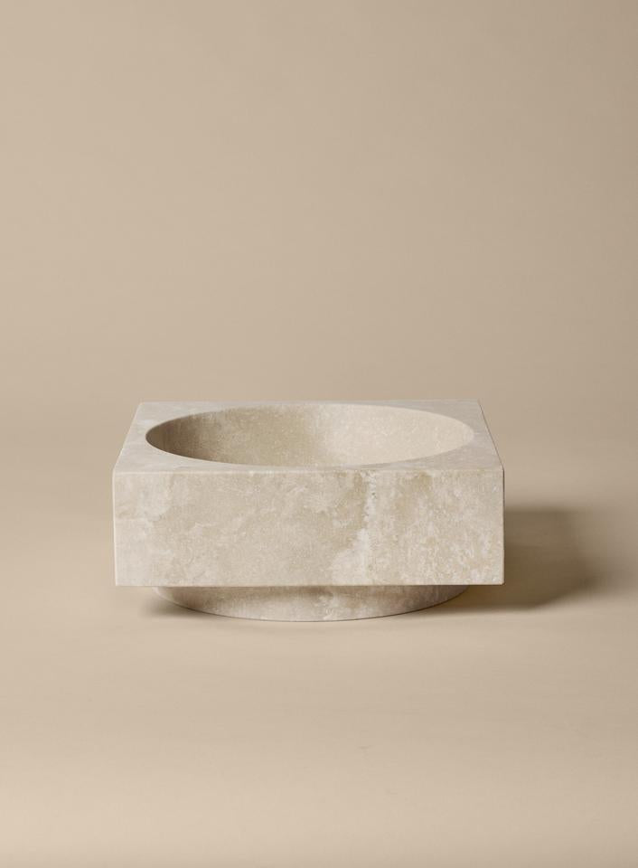 Hew high centrepiece, travertin fra Ferm Living - 3 - Jacobsen Plus