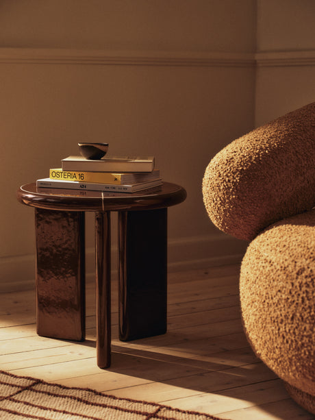 Deya sidebord, Ø47 fra Ferm Living - Chestnut Brown - Jacobsen Plus