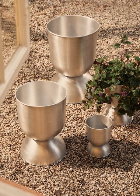 Hourglass Pot, aluminium fra Ferm Living - 1 - Jacobsen Plus