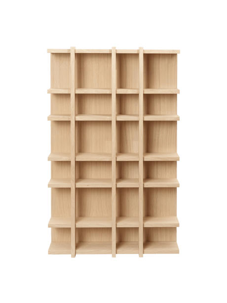 Tilem reol, 4 x 6 fra Ferm Living - Natural Oak - Jacobsen Plus