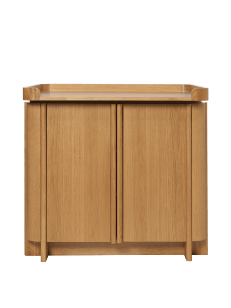 Puslebord til Tilu kommode, lakeret eg fra Ferm Living - 5 - Jacobsen Plus