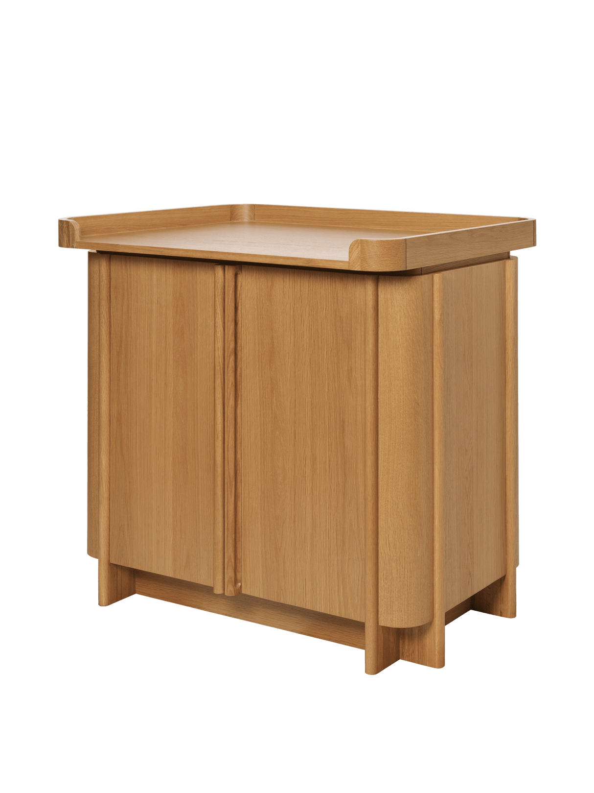 Puslebord til Tilu kommode, lakeret eg fra Ferm Living - 4 - Jacobsen Plus