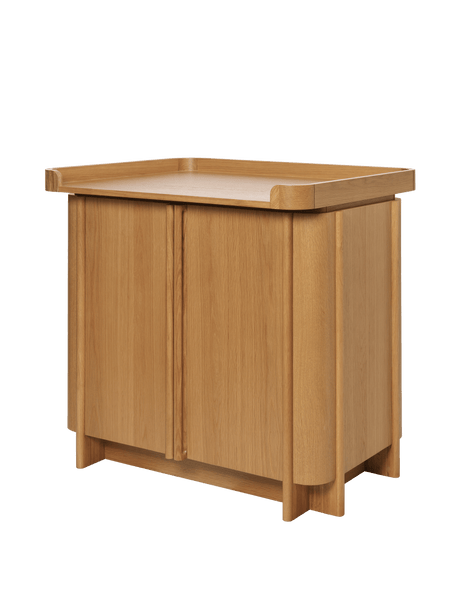 Puslebord til Tilu kommode, lakeret eg fra Ferm Living - 4 - Jacobsen Plus