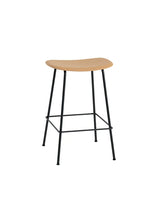 Fiber Counter stool fra Muuto - Lille / Ochre- black base - Jacobsen Plus