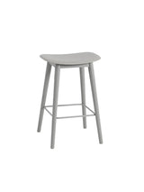 Fiber Bar Stool Wood fra Muuto - Lille / Grey- grey - Jacobsen Plus