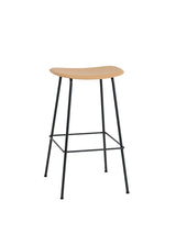 Fiber Counter stool fra Muuto - Stor / Ochre- black base - Jacobsen Plus