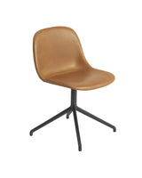 Fiber Side Chair, læder, Swivel Base fra Muuto - 1 - Jacobsen Plus