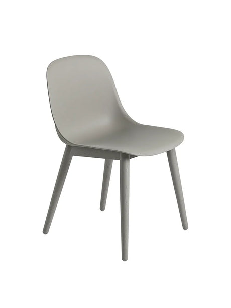 Fiber side chair wood fra Muuto - Grey- grey base - Jacobsen Plus
