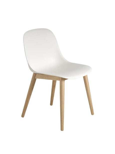 Fiber side chair wood fra Muuto - Natural white- oak base - Jacobsen Plus