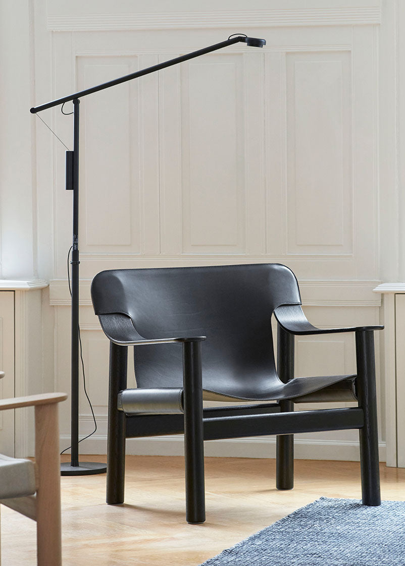Fifty-Fifty Gulvlampe, soft black fra Hay - 2 - Jacobsen Plus