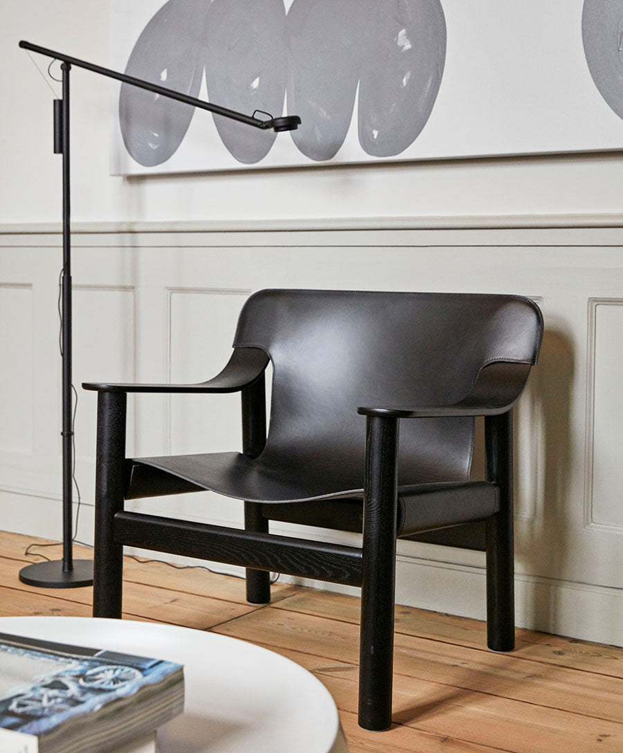 Fifty-Fifty Gulvlampe, soft black fra Hay - 7 - Jacobsen Plus