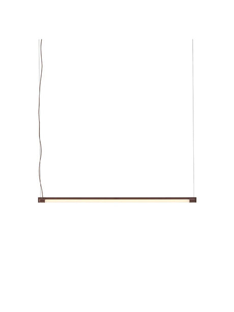 Fine Suspension Lamp, 90 cm fra Muuto - Deep red - Jacobsen Plus