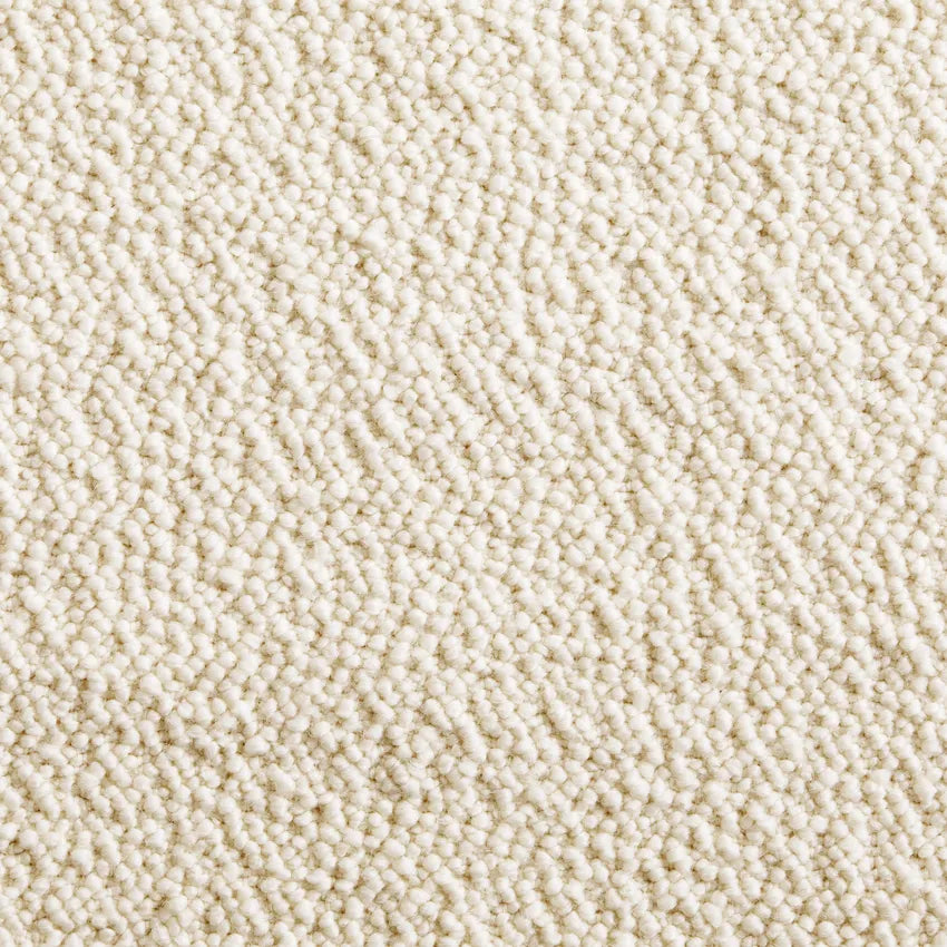 Quilton 2,5 pers. Sofa, Flamiber Cream A5, højre fra Hay