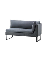 Flex 2 pers. Modulsofa inkl. Sunbrella Hynde, venstre fra Cane-line - 1 - Jacobsen Plus