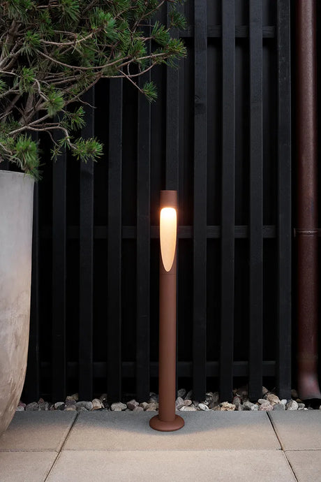Flindt Garden Pullert fra Louis Poulsen - Lav / Aluminium / FODPLADE OG M-ADAPTER - Jacobsen Plus
