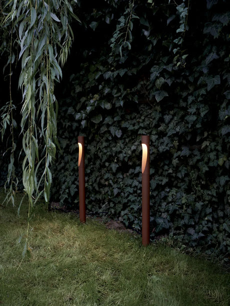 Flindt Garden Pullert fra Louis Poulsen - Lav / Aluminium / FODPLADE OG M-ADAPTER - Jacobsen Plus