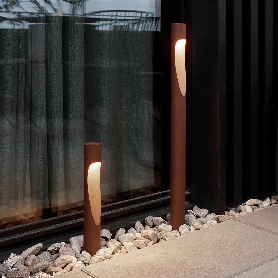 Flindt Garden Pullert fra Louis Poulsen - Lav / Corten / ANKER OG M-ADAPTOR - Jacobsen Plus