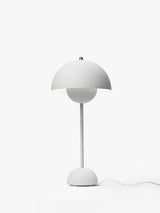 Flowerpot VP3 bordlampe af Verner Panton - Matt light grey - Jacobsen Plus