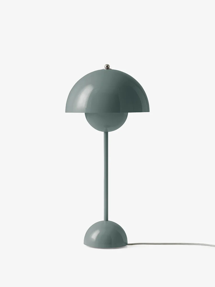 Flowerpot VP3 bordlampe af Verner Panton - Stone blue - Jacobsen Plus